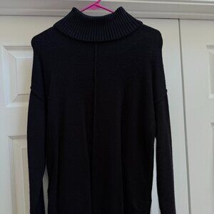 Women's Alfani Black Turtleneck Sweater Size XS